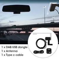 Antenne DAB + de voiture avec adaptateur USB pour Android Car Radio GPS Stereo Receiver Module for Europe Digital Signal Android Head Unit