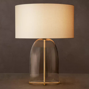 Lampe de table en verre transparent <span class=keywords><strong>Blom</strong></span>, vente en gros de lampes de table, éclairage décoratif, lampe de chambre à coucher, lampe de villa, hôtel, éclairage décoratif design - Product Image 5