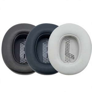 Almohadillas de Repuesto para Auriculares JBL Live770NC, de Cuero Proteico Suave Premium, Espuma Viscoelástica, Cómodas y con Aislamiento de Ruido - Product Image 1