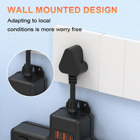Multiprise universelle EU UK US avec 4 prises CA, interrupteurs séparés, USB, 110-250V, 2500-3500W, protection contre les courts-circuits