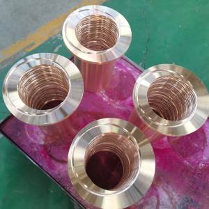 Alta resistencia al desgaste ZCuZn38Mn2Pb2 bujes divididos de cobre mangas de husillo fundición de bronce para piezas de máquina trituradora de minería de mineral - Product Image 5