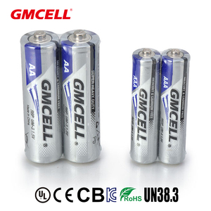 Batería Seca de Zinc-Carbón AA R6P de 1.5V Ecológica GMCELL para Dispositivos Electrónicos, Herramientas Eléctricas y Electrodomésticos - Product Image 1
