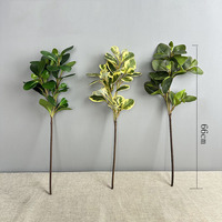 Plantes vertes artificielles à grandes feuilles de haute qualité en gros pour la décoration de la maison