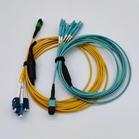 Cordon de raccordement à fibre optique MPO-MPO monomode OS2 12 câbles de raccordement à fibre de tronc MPO