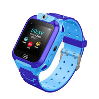 Montre connectée étanche Q12 pour enfants, avec fonction SOS, anti-perte, carte SIM 2G, appel, localisation, compatible Android - Offre Spéciale