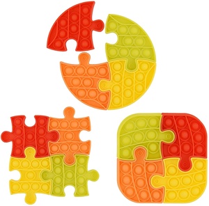 Juguete sensorial para aliviar el estrés, puzle de burbujas con hoyuelos simples, juego de burbujas de Navidad, novedad - Product Image 3