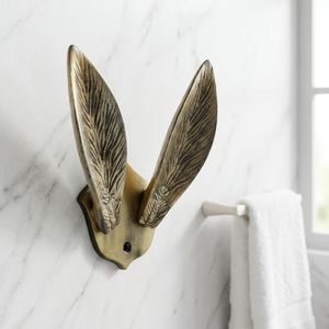 AK Brass Leaf Design Wall <b>Hook</b> Brass Finished <b>Decorative</b> Towel <b>Hook</b> <b>Coat</b> Hanger Wall Hanger Home Decor Hardware - Product Image 5