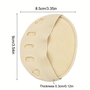High Heel Forefoot Pads <b>Soft</b> Metatarsal Support Non-Slip Anti-Blister Comfortable Insoles for Women - Product Image 3