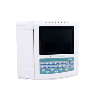 Electrocardiógrafo Digital de Doce Canales para Emergencias Quirúrgicas con Impresora, Monitor de 8 Pulgadas, Batería Integrada, Certificado Clase II - Product Image 1