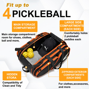 Best-selling tennis bag <b>badminton</b> bag pickle ball bag portable multi-functional large-capacity outdoor backpack - Product Image 4