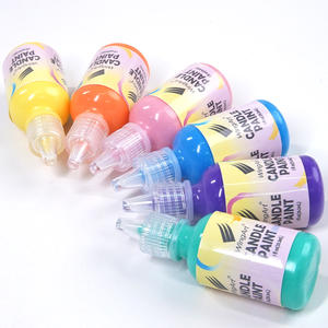 Kit di <span class=keywords><strong>Pittura</strong></span> per Candele 100% Personalizzabile per Bambini, Non Tossico e <span class=keywords><strong>Lavabile</strong></span>, Effetto 3D, 6 Colori da 1oz Ciascuno, Set Fai-da-Te per Decorazione - Product Image 5