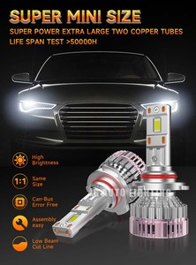 Công suất cao JG Q16 <span class=keywords><strong>Led</strong></span> Đèn Pha CANBUS 130W 26000lm, H1 H4 <span class=keywords><strong>H11</strong></span> H7 9005 9006 - Product Image 6
