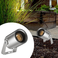 Projecteur LED extérieur étanche 8W DC24V, corps en aluminium, IP66, angle de faisceau 15-36°, garantie 5 ans, pour jardin/cour/gazon/arbre