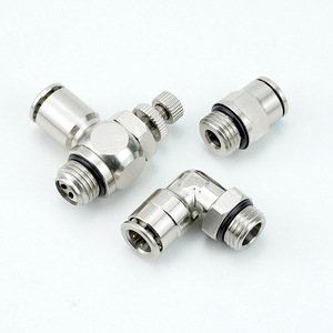 Apocalypse <b>Quick</b> Coupler Nickel-Plated Brass G-threaded Pneumatic Hose <b>Connector</b> Sealing Ring Included - Product Image 2