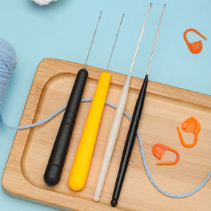 Ferramenta de Crochê para Cabelo com Cabo de Plástico, Agulha para Micro-anéis, Ferramenta de Enfiar para Extensão de Cabelo - Product Image 6