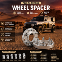 Entreprises de vente en gros OEM et ODM d'adaptateurs d'entretoises de roues, épaisseur de 12 à 20 mm, PCD 5x112, alésage central de 66,5 mm pour les moyeux de roues Mercedes-Benz Audi BMW