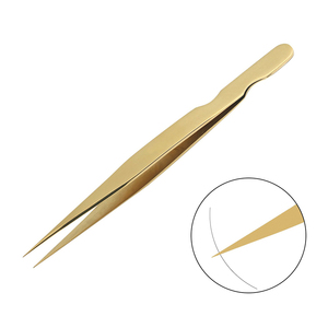 Pinzas para pestañas con agarre cómodo, adecuadas para uso doméstico o profesional. Suministro de fábrica. Pinzas para extensiones de pestañas con agarre fino. - Product Image 6