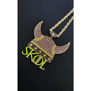 MINNESOTA VIKINGS grand pendentif breloque chaîne collier personnalisé bijoux de mode colliers fans cadeau - Product Image 6