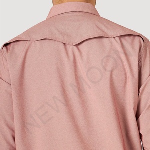 Custom Men's Button Down Shirt with Pockets UPF50 UV Protection Quick Dry Long Sleeve Fishing Shirt - Product Image 4