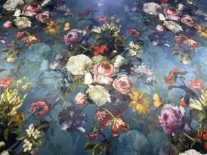 Hoa Thiết Kế Tùy Chỉnh In Satin Căng Lụa Mượt Như Polyester Satin Vải Cho Dresses - Product Image 2