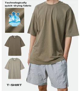 T-shirt con Logo con etichetta personalizzata di alta qualità T-shirt 100 cotone da uomo in cotone spesso e magliette bianche oversize - Product Image 4