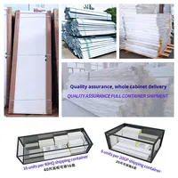 Cabine de sécurité mobile extérieure en panneaux sandwich d'acier haute résistance, assemblage rapide, prête à l'emploi pour bureau/événement commercial