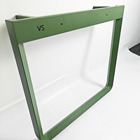 Bureau de direction modulaire en métal au design moderne, convertible et extensible, pour managers, mobilier de bureau, structure QINGSHUAI