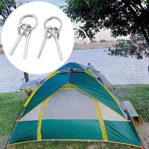 <span class=keywords><strong>Anelli</strong></span> e Accessori per Pali da <span class=keywords><strong>Tenda</strong></span> in Lega Metallica BMJ - Kit di Riparazione Leggero per Tende da Campeggio/Touring - Product Image 5