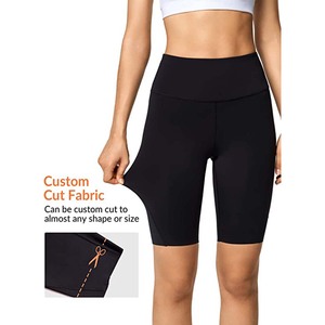 Pantalones cortos de motorista de alta calidad para mujer, mallas con bolsillos de cintura alta, Control de barriga, absorción de humedad, venta al por mayor, OEM - Product Image 2