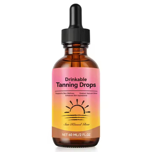 Gotas Bronceadoras Bebibles 60 ML, Suplemento Líquido Oral Natural para Aclarar la Piel y Lograr un Brillo Gradual al Estilo Bronceado por el Sol - Product Image 1