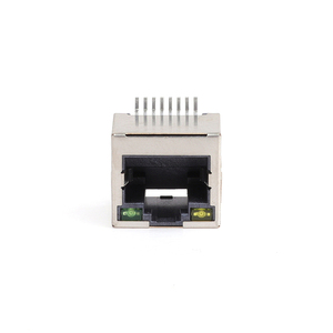 90 độ Single-Port RJ45 LED <span class=keywords><strong>Ethernet</strong></span> cắm duy nhất Modular Jack kết nối cho cáp <span class=keywords><strong>Ethernet</strong></span> - Product Image 2