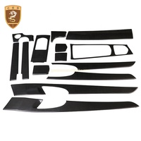 Accessoires de voiture, intérieur automobile pour Porsche Panamera 970, 14 pièces en carbone