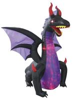 Livraison rapide Dragon gonflable de dragon volant gonflable commercial personnalisé avec boule de cristal à vendre