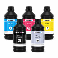 Encre UV LED neutre souple et dure 1000 ml rechargeable pour Epson DX4 DX5 DX7 I3200 XP600 I1600 TX800 pour tête d'impression Ricoh G5 G6