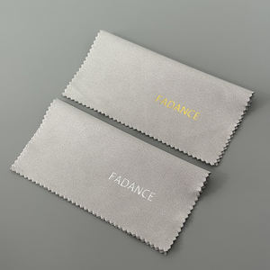 Pelúcia Grande Camurça Nova Sublimação Personalizada Logotipo Impresso Microfibra Óculos Pano De Limpeza - Product Image 1