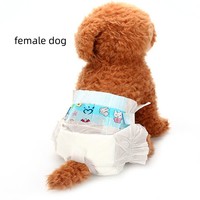 Kingtale Coussinets d'appoint personnalisés pour chien mâle et femelle Bandes ventrales et enveloppes mâles Couche jetable pour chien