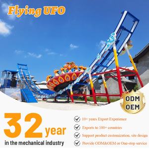 UFO volant pliable manèges jeu de soucoupe volante Tagada Disco tour <span class=keywords><strong>sur</strong></span> <span class=keywords><strong>remorque</strong></span> jeu de soucoupe volante équipement d'amusement de tour en plein air - Product Image 4