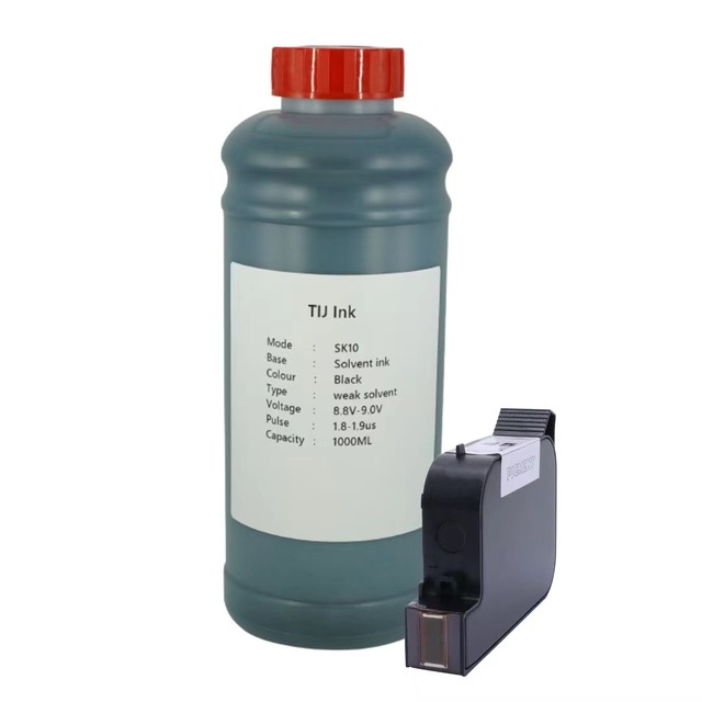 Portable Handheld Inkjet Printer Ink 1000ml Solvent Based Ink