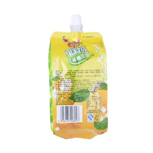 Plastic Lamineren Speciale Vorm Bevroren Vruchtensap Zachte Buis Flexibele Plastic Verpakking Voor Liquide Drank Ijs Pop Lolly