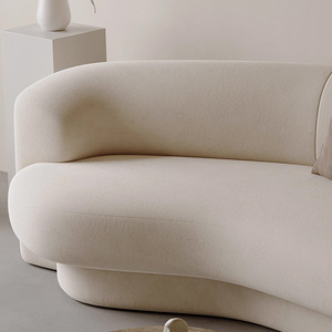 Divano in Tessuto Stile Minimalista per Soggiorno, Divano Moderno a Forma di Arco per Case di Piccole Dimensioni, <span class=keywords><strong>Essenziale</strong></span> per il Soggiorno - Product Image 4