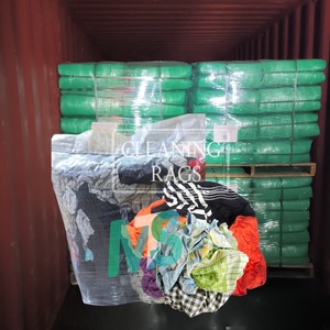 ผ้าเช็ดทำความสะอาดผ้าฝ้ายหลากสีพิมพ์ลายผสมสำหรับทำความสะอาดในอุตสาหกรรม - Product Image 1