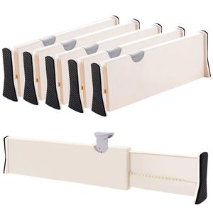 Organisateur de tiroir extensible multifonctionnel et écologique en ABS moulé par injection, réglable et rectangulaire pour chambre à coucher - Product Image 6