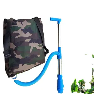 Multifunctional Corn Fertilizer Applicator Backpack Hand Held Manual Knapsack Fertilizer Push Spreader