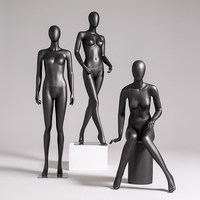 Maniquí de FRP de Alta Gama para Mujer, con Cabeza y Soporte, para Exhibición en Escaparates de Tiendas de Ropa