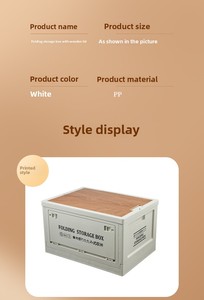 <span class=keywords><strong>Caisse</strong></span> de rangement multifonctionnelle en <span class=keywords><strong>plastique</strong></span> pour extérieur, empilable, robuste, pour voyage intérieur, légère, alimentaire, pour la fraîcheur - Product Image 3