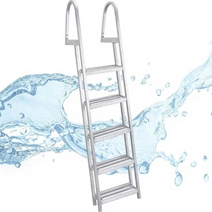 Plataforma <span class=keywords><strong>Flotante</strong></span> de Aluminio STARRYHEART D420305AL, Mayor Altura y Anchura, con Aislamiento, Escalera <span class=keywords><strong>para</strong></span> Embarcaciones - Product Image 3