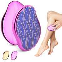 FOCSTAR 2022 Épilateur indolore réutilisable en verre nano pour l'épilation (BT7069) Bleu/Rose Soins personnels beauté