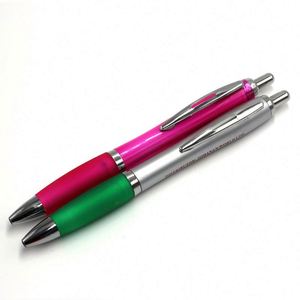 ปากกาลูกลื่นโลโก้ของขวัญส่งเสริมการขาย รูปทรงตามหลักสรีรศาสตร์ - Product Image 3