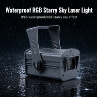 Lumière laser RGB imperméable à l'eau, ciel étoilé, IP65, contrôle DMX512 8 canaux pour spectacles de DJ en plein air, concerts et événements disco