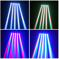 Lampu Panggung 5X40W 4 Dalam 1 Lampu Sorot Kontrol Piksel Bergerak 5 Buah 40W Lampu LED Bar LED Putih LED Lima Lampu Depan Bergerak